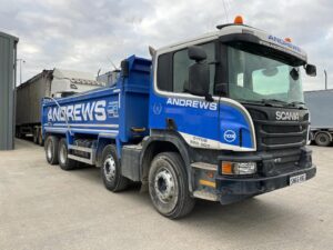 Andrews Scania Tipper Lorry Graphics Custom HGV graphics