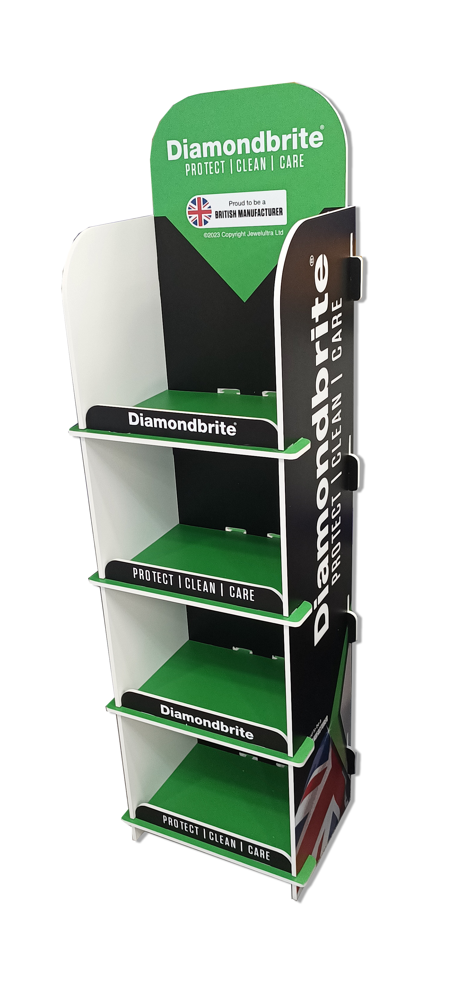 Diamondbrite Retail Free Standing Display unit