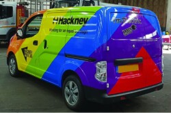 Hackney vehicle wrap