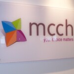 Internal Perspex display sign