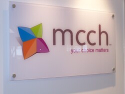 Internal Perspex display sign