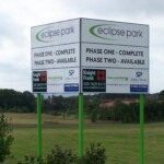 Large 5 metre development sign