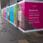 Aluminium composite hoarding