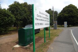 Hadlow entrance directional signs
