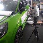 Ford Puma having Graphics applied