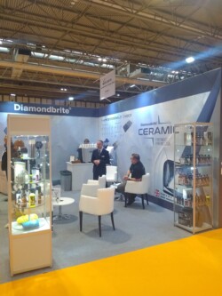Diamondbrite exhibition stand
