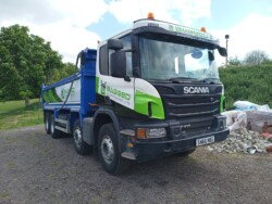 Fleet of lorry Graphics for local tipper company