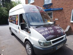 Tommys Catering vehicle