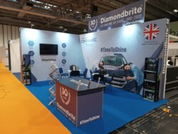 Modular Exhibition stands sign and graphic installation